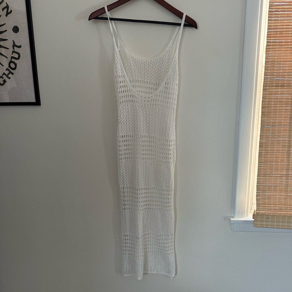 Shein beach cover up maxi Crochet Dress - Picture 2 of 3
